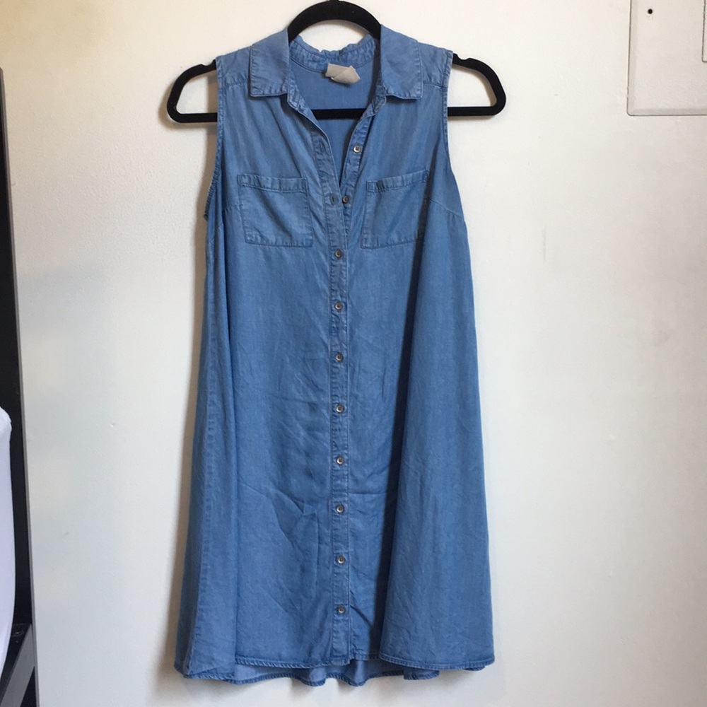 Mossimo Denim Chambray Swing Dress